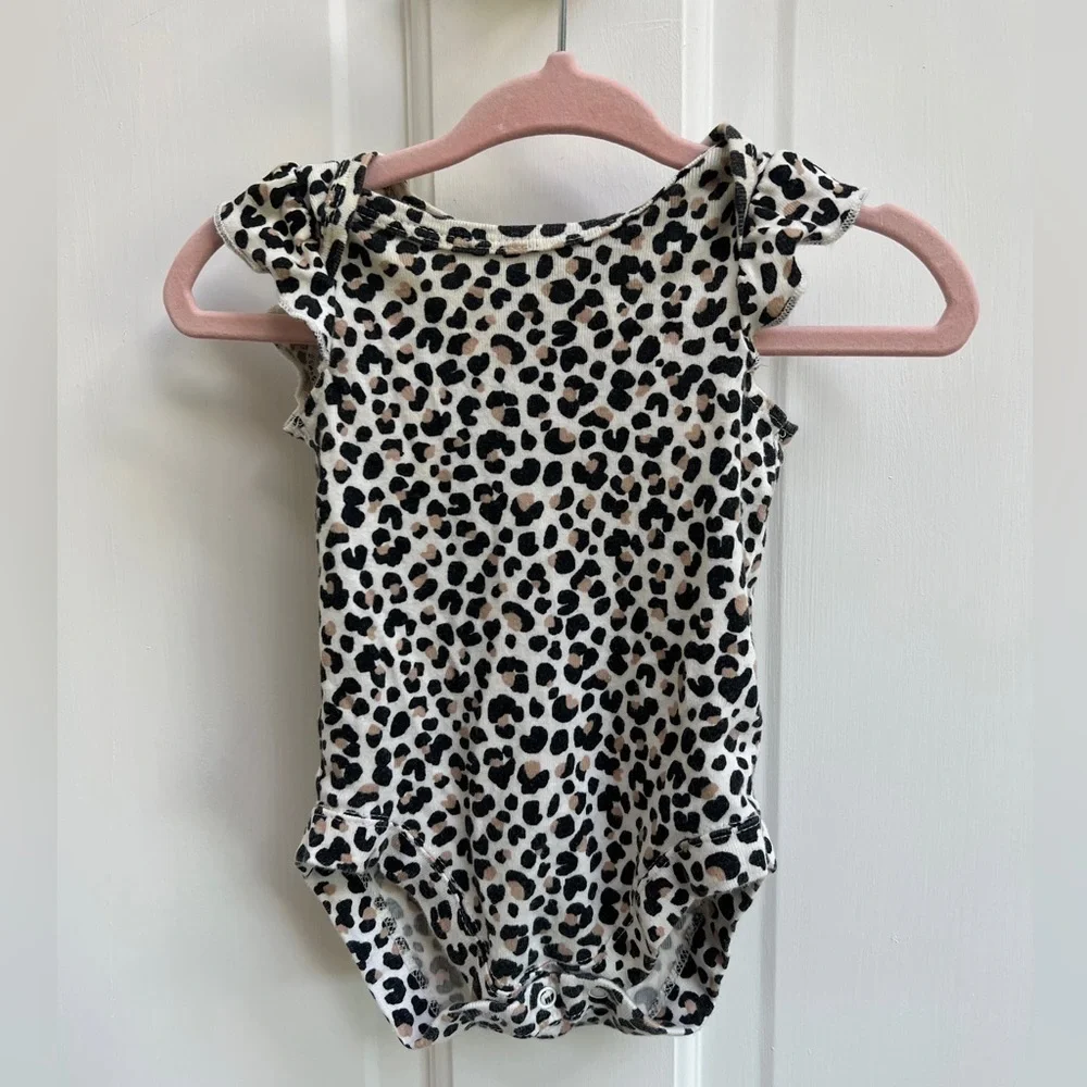 Children’s Place Baby Bundles 0-3M Girls Leopard One Piece Bodysuit
